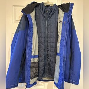 Lands End Men’s 3 in 1 Winter Coat, Size XXL